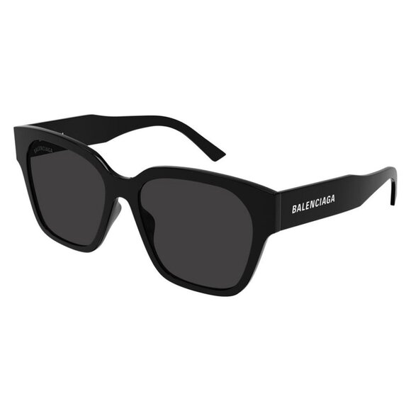 NEW BALENCIAGA SUNGLASSES BB0215SA 001 BLACK WOMEN EYEWEAR - Picture 1 of 4